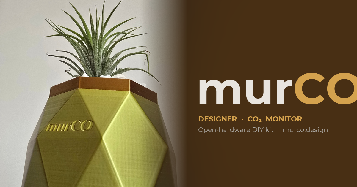 Murco murCO — Designer Air Quality Monitor & Planter